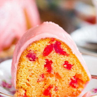 Cherry Amaretto Bundt Cake