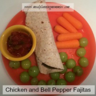 Chicken and Bell Pepper Fajitas, 6 Weight Watchers PointsPlus
