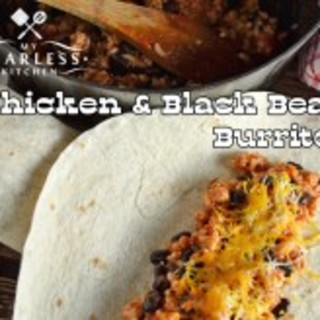 Chicken and Black Bean Burrito