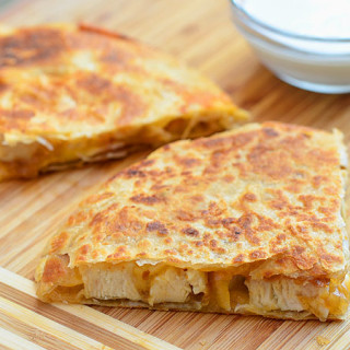 Chicken and Caramelized Onion Quesadilla