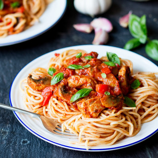 Chicken and Red Pepper Pasta