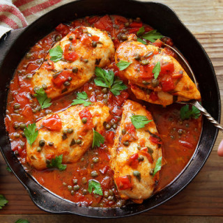 Chicken Breasts With Tomatoes and Capers