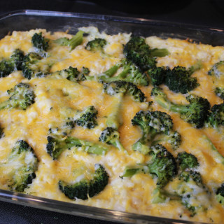 Chicken, Broccoli and Rice Bake { 7 Easy Steps }