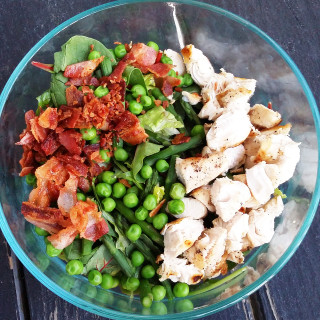 Chicken Carbonara-Inspired Salad