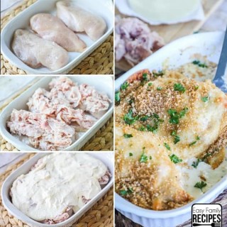 Chicken Cordon Bleu Casserole &middot; Easy Family Recipes