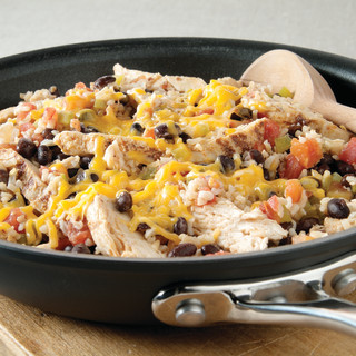 Chicken, Green Chili and Rice Skillet