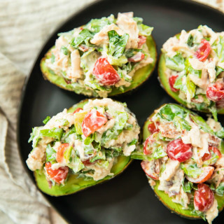 Chicken Salad Stuffed Avocados