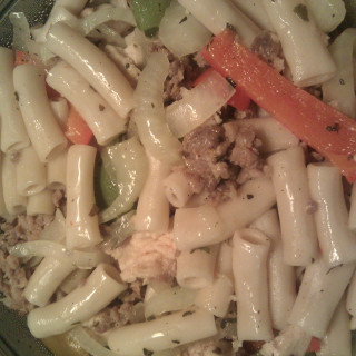 Chicken, Sausage & Sweet Peppers Pasta