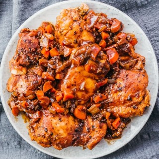 Chicken Thighs With Balsamic Sauce
