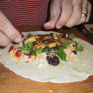 Chicken Verde Burrito