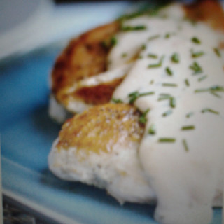 Chicken with Feta Cheese Sauce