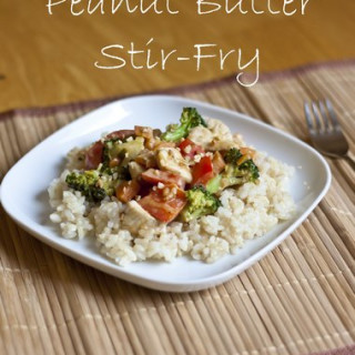 Chicken and Vegetable Peanut Butter Stir-Fry