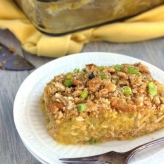 Chicken Noodle Spaghetti Squash Casserole {Low Carb, Low Calorie  and  Low 