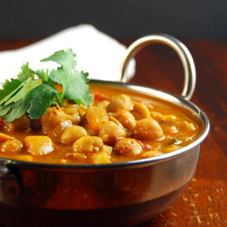 Chickpea Curry, South Indian Style