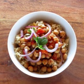 Chickpea Curry with Brown Rice