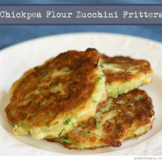 Chickpea Flour Zucchini Fritters (Gluten-Free, Grain-Free)