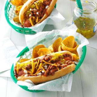 Chili Coney Dogs Recipe