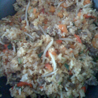 Chinese Fried Rice with Beef