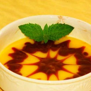 Choco-Nilla Painted Pudding