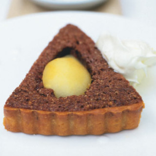 Chocolate and pear tart (Jamie Oliver)