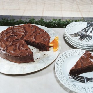 Chocolate Cake with Chocolate-Orange Frosting