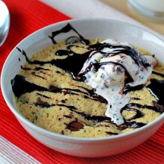 Chocolate Chip Cookie in a Bowl