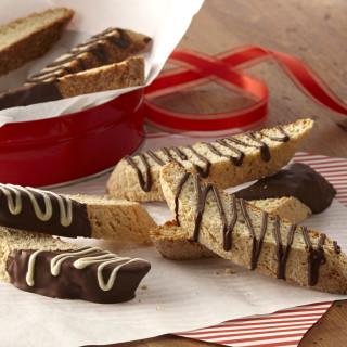 Chocolate-Dipped Anise Biscotti 