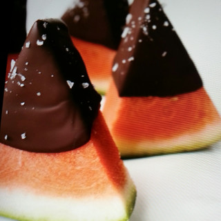 Chocolate-Dipped Watermelon