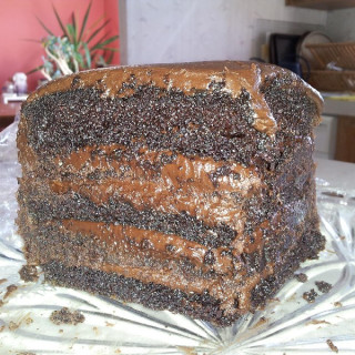 Chocolate Fudge Brownie Cake