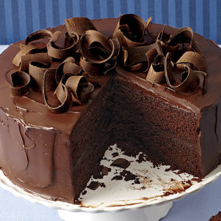 Chocolate-Honey Ganache Layer Cake