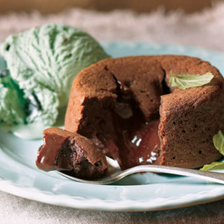 Chocolate-Mint Pudding Cakes