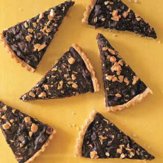 Chocolate-Nut Tart with Dried Fruit