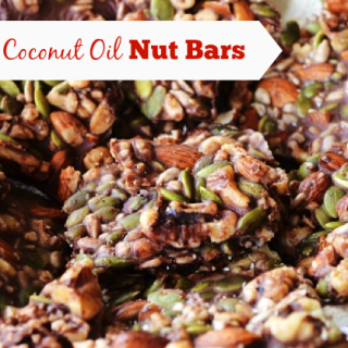 Chocolate Coconut Oil Nut Bars