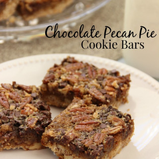Chocolate Pecan Pie Cookie Bars
