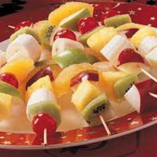 Christmas Fruit Kabob