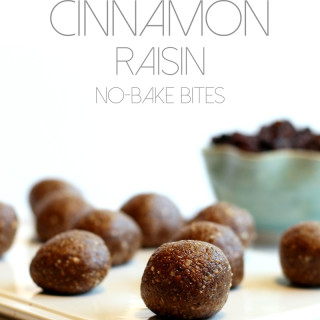 Cinnamon Raisin No-Bake Bites