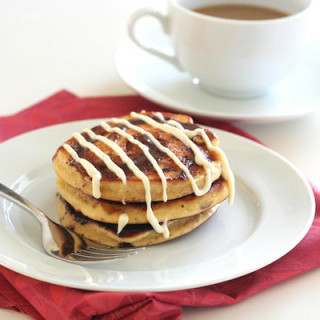 Cinnamon Roll Pancakes (Low carb, Gluten Free)