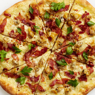 Clam and Bacon Pizza