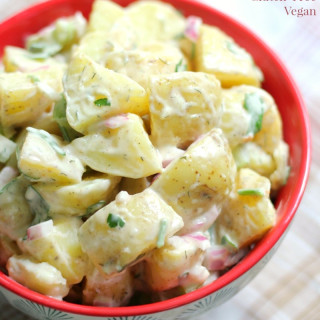 Classic American Potato Salad (Gluten-Free, Vegan)