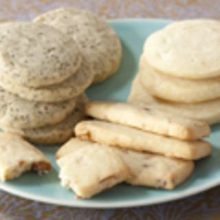 Classic Shortbread Cookies in 4 Ingredients with added 1 ingredient Variati