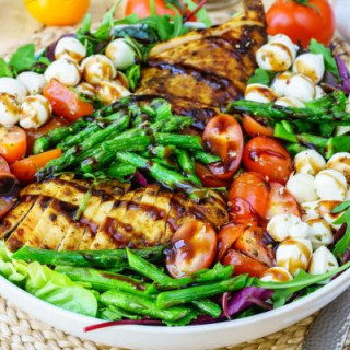 Clean Eating is Beautiful with this Caprese Chicken Salad!