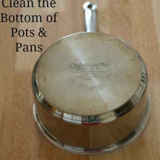 Clean the Bottom of Pots and Pans