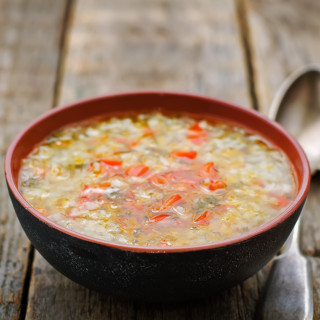 Clean Eating Chicken Rice Soup
