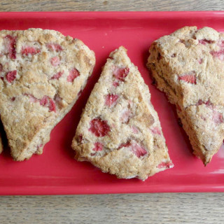 Clean Eating Strawberry Scones