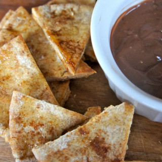 Cocoa-Cinnamon Pita Chips