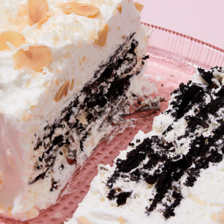Coconut-Chocolate Icebox Cake with Toasted Almonds