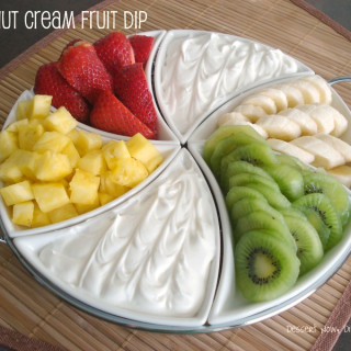 Coconut Cream Fruit Dip
