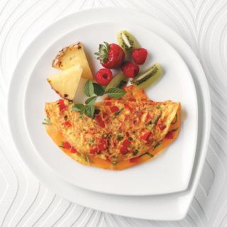 Colorful Cheese Omelet