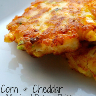 Corn and Cheddar Mashed Potato Fritters