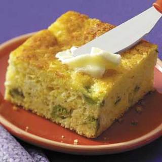 Corn Bread with Broccoli and Cheese